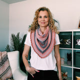 Tunisian Crochet Triangle Scarf (Curl-Free Shawl Pattern PDF)