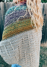 Large Triangle Crochet Shawl Pattern