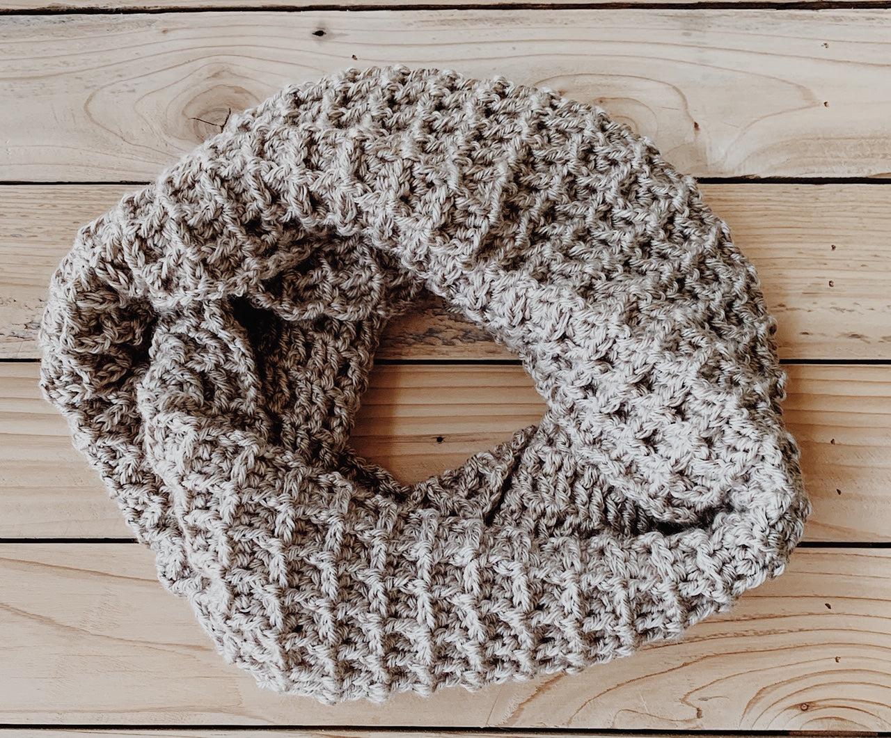 Waffle Stitch Crochet Infinity Scarf Pattern – I Can Crochet That