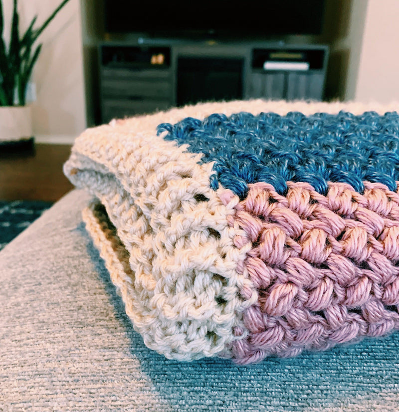 Crochet Baby Blanket Pattern with Heartland Yarn