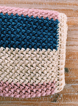 Crochet Baby Blanket Pattern with bean stitch