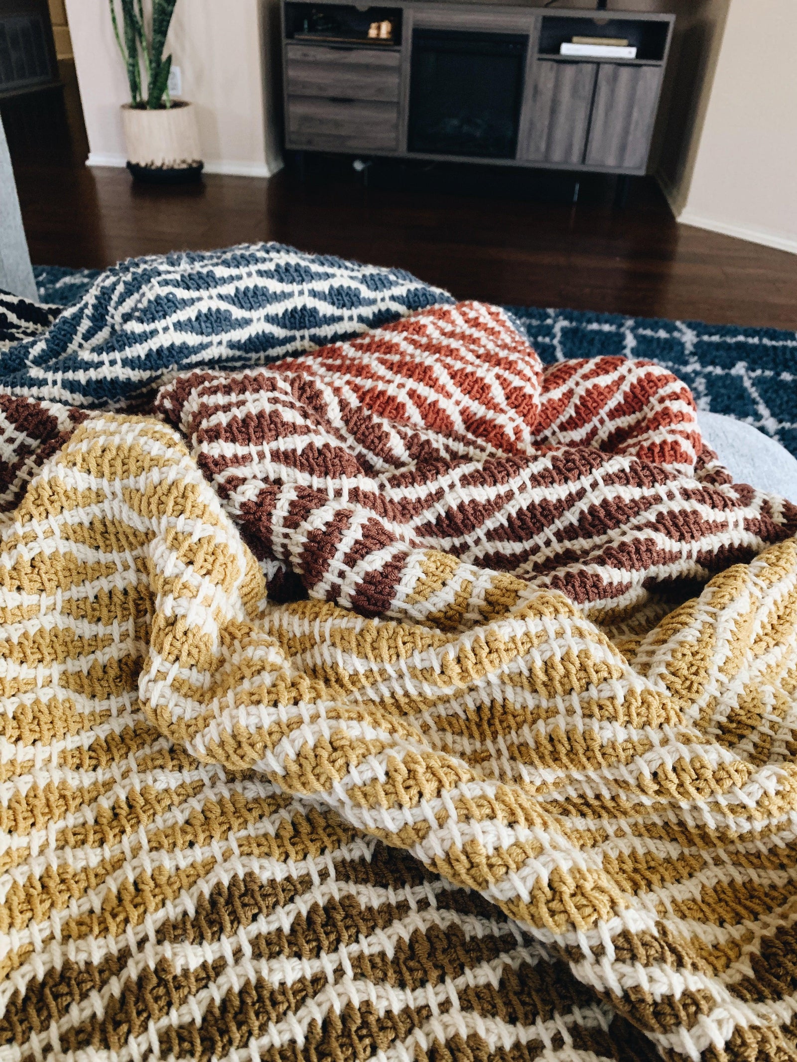 Tunisian Crochet Wave Stitch Pattern | The Jessica Throw – I Can