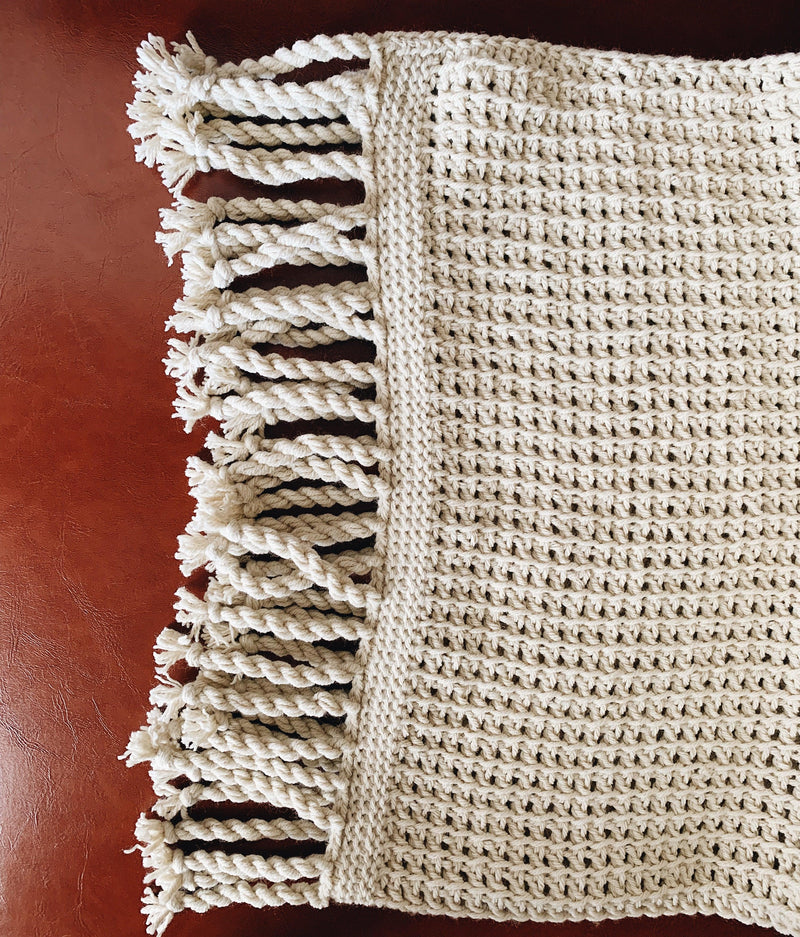Tunisian Crochet Throw Pattern