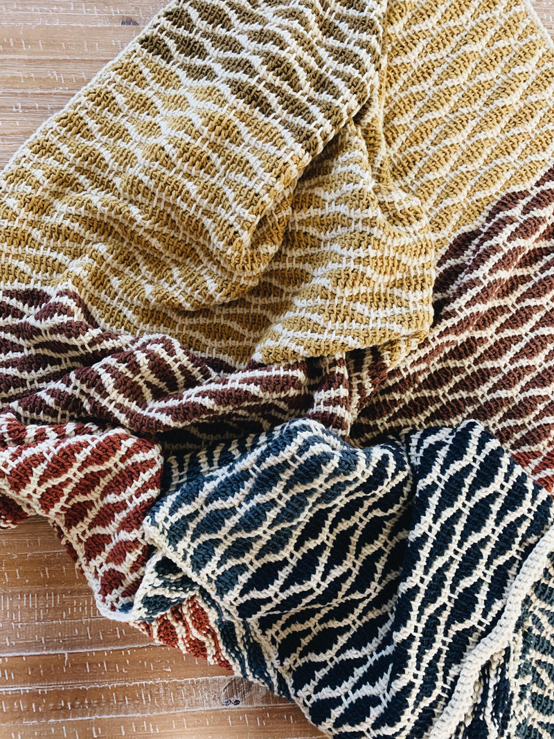 The Jessica Throw; A Tunisian Crochet Blanket Pattern