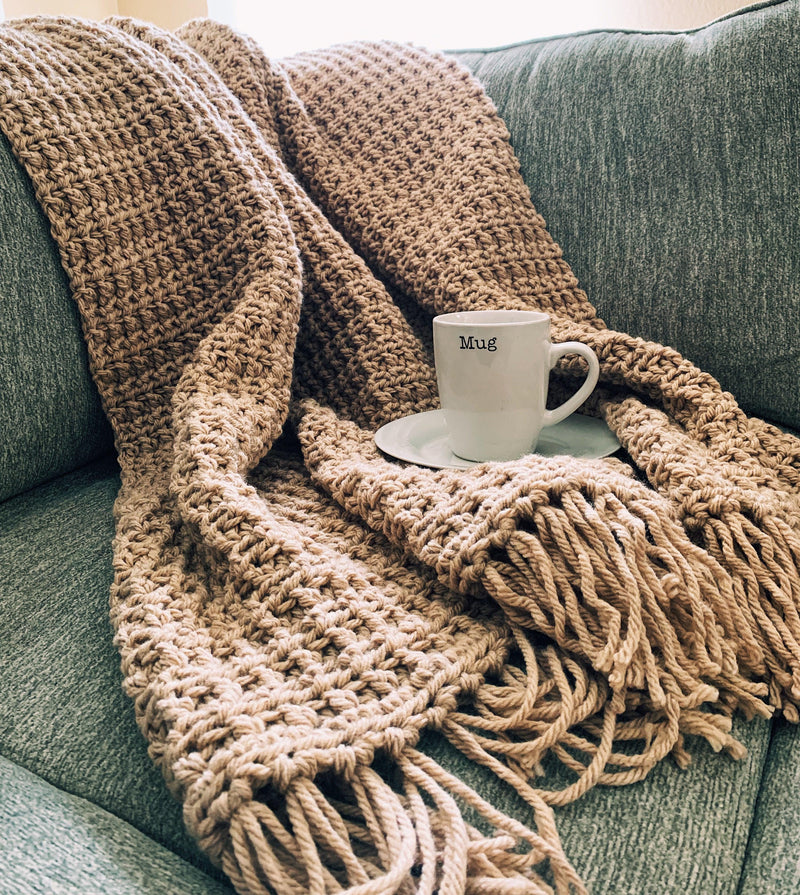 make this Chunky Crochet Blanket Pattern and get ready to snuggle up with the ultimate cozy throw