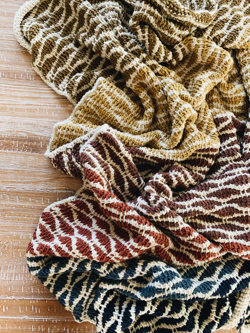 Tunisian Crochet Wave Stitch Pattern