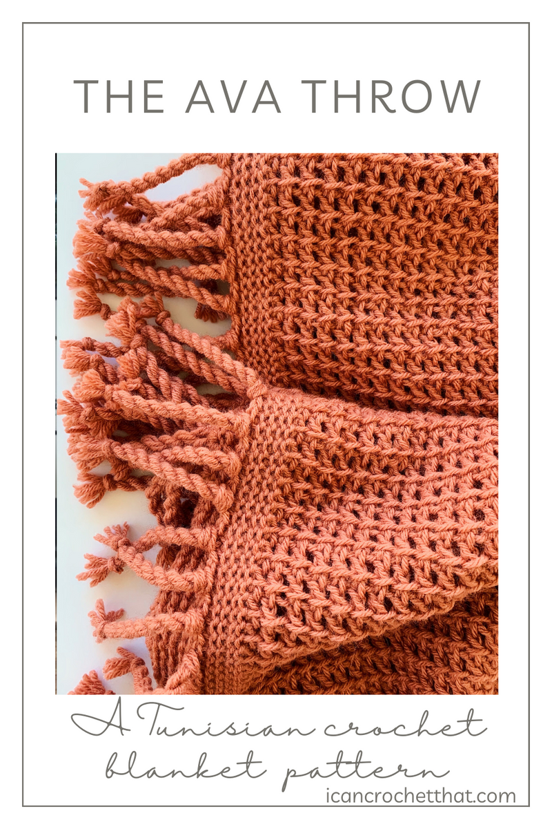 The Ava Throw A Crochet Throw Pattern